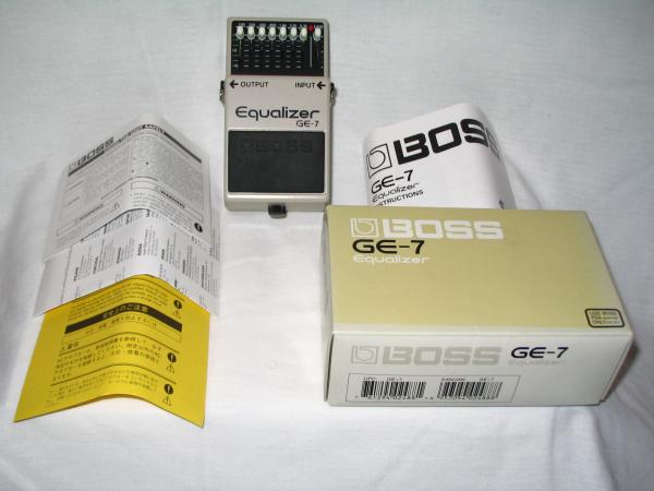Boss GE-7 Guitar Equalizer Effect Pedal
