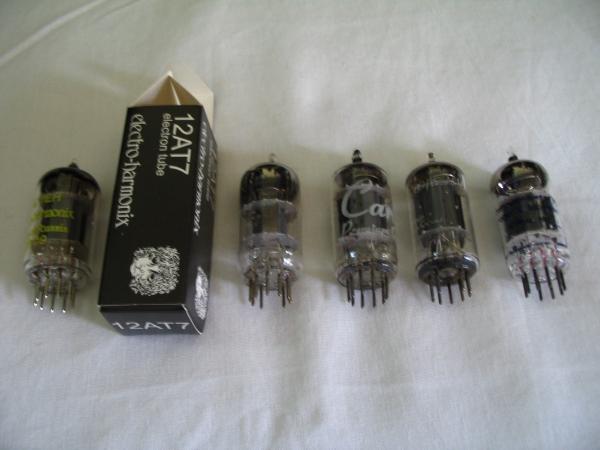 All five preamp tubes in the lot